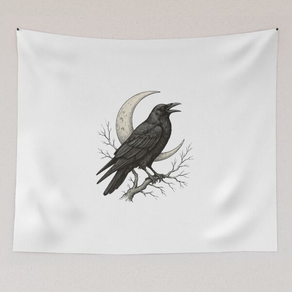 Item preview, Raven Moon Gothic Dark designed and sold by ZACK ART.
