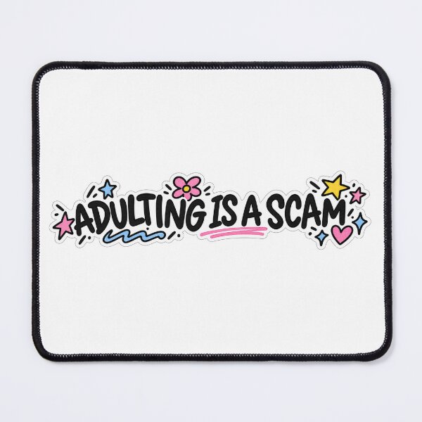 Item preview, Adulting Is A Scam designed and sold by CommonGroundCo.