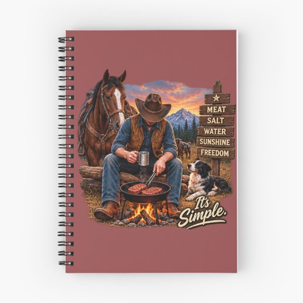 Item preview, It's Simple - Cowboy designed and sold by CarnivoreGifts.