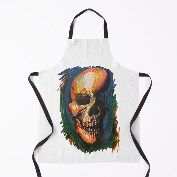 Item preview, Colorful Skull Drawing Spooky designed and sold by Tarottt.