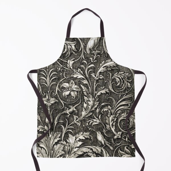 Item preview, Vintage Botanical Birds – Antique Floral Engraving Pattern designed and sold by destelloacido.