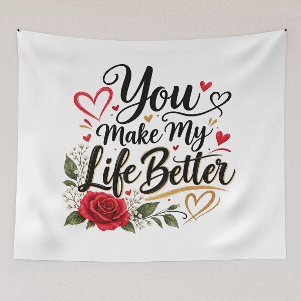 Item preview, You Make My Life Better Wife Gift   designed and sold by AbsheerDesign.