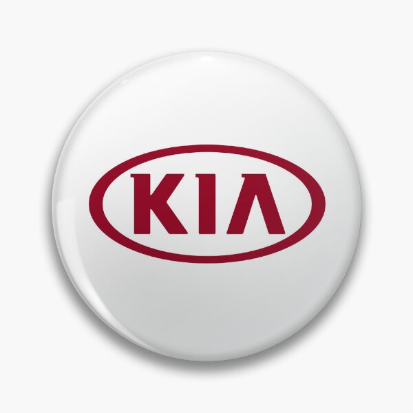 Item preview, Kia Red Oval Emblem Classic Automotive Logo designed and sold by nicwe.