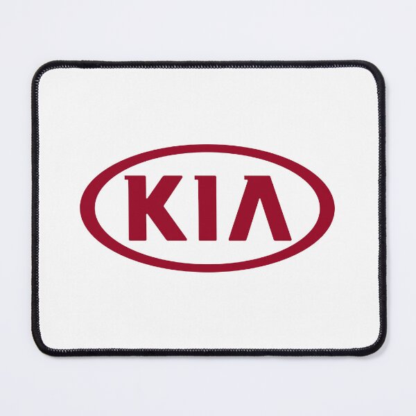 Item preview, Kia Red Oval Emblem Classic Automotive Logo designed and sold by nicwe.