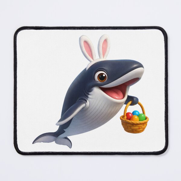 Item preview, Playful Minke Whale Easter Bunny designed and sold by Sillytoe.