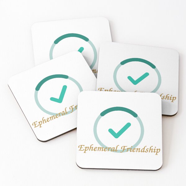 Item preview, Ephemeral Friendship Gold Teal Emblem designed and sold by Lespribos .