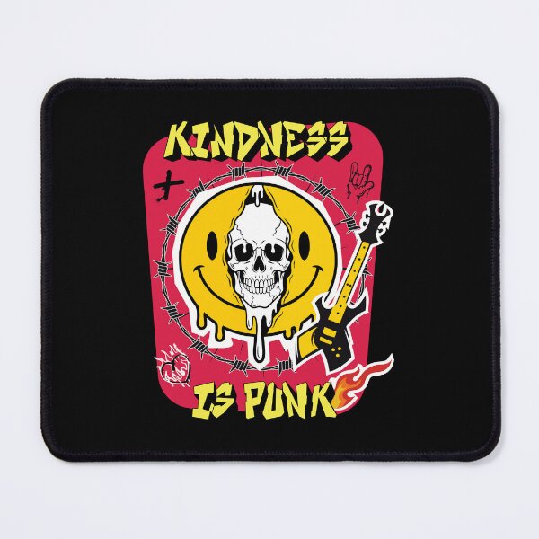 Item preview, Skull Melting Smiley Face - Kindness is Punk designed and sold by FemmePod.