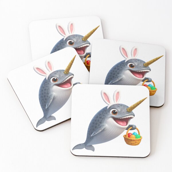 Item preview, Narwhal Easter Bunny designed and sold by Sillytoe.
