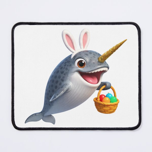 Item preview, Narwhal Easter Bunny designed and sold by Sillytoe.