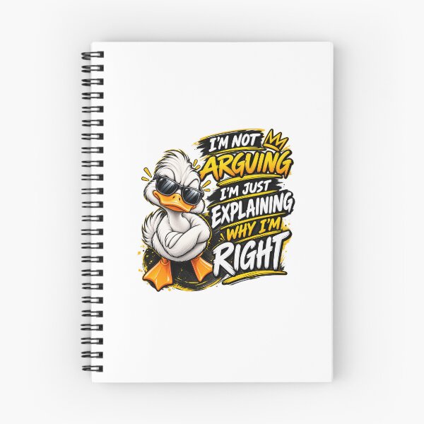 Item preview, I'm Not Arguing I'm Just Explaining Why I'm Right Funny Cool Duck With Sunglasses Classic T-Shirt designed and sold by Clothesbest.