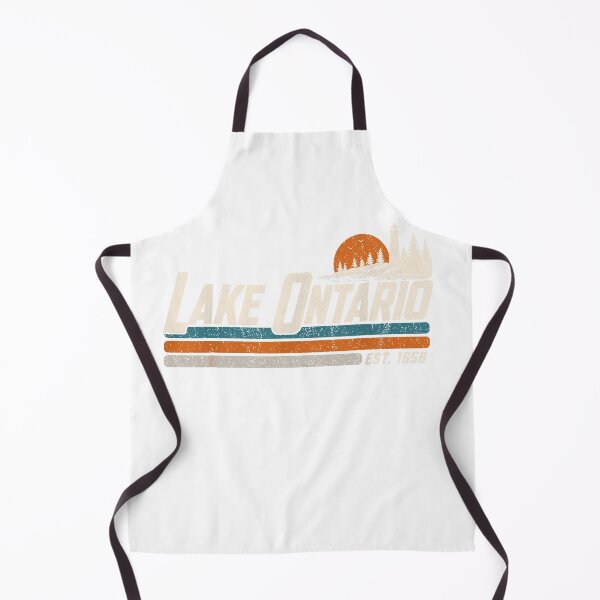Item preview, Lake Ontario Est 1656 Retro Sunset Lighthouse Stripe Classic Outdoor Fan Apparel designed and sold by Sendowart.