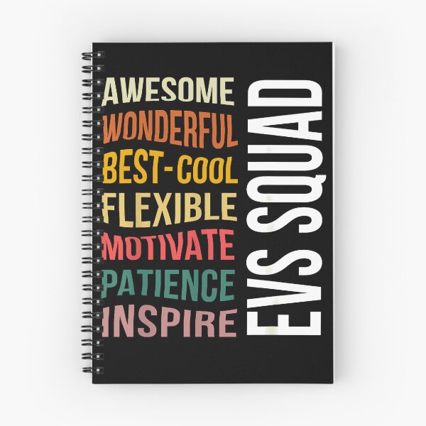 Item preview, Awesome Wonderful Best Cool Flexible Motivate Patience Inspire EVS Squad Text Fan Apparel designed and sold by Sendowart.