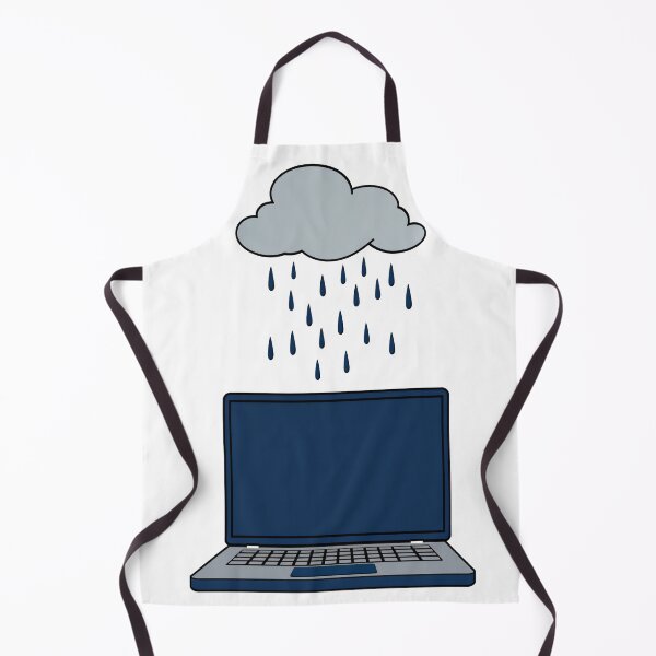 Item preview, Rain Cloud Laptop designed and sold by Sage Print House.