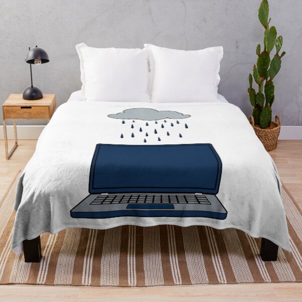 Item preview, Rain Cloud Laptop designed and sold by Sage Print House.