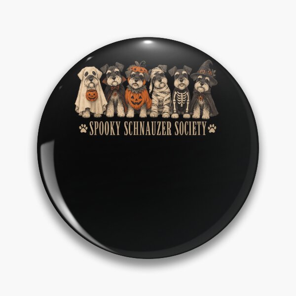 Item preview, Spooky Schnauzer Society Halloween Costumes Dogs Cute Fan Apparel designed and sold by Sendowart.