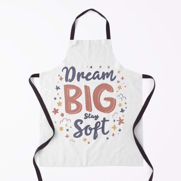 Item preview, Dream Big, Stay Soft Motivational Quote Design designed and sold by DinaArtStudio.