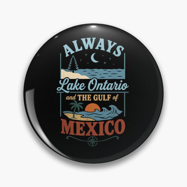 Item preview, Always Lake Ontario and The Gulf of Mexico Night Day Dual Scene Fan Apparel designed and sold by Sendowart.