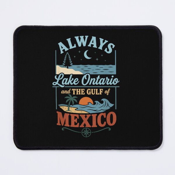 Item preview, Always Lake Ontario and The Gulf of Mexico Night Day Dual Scene Fan Apparel designed and sold by Sendowart.