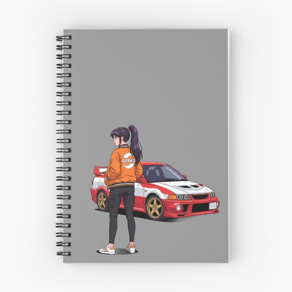 Item preview, Anime Girl with JDM Sports Car designed and sold by Pixel-Perfecto.