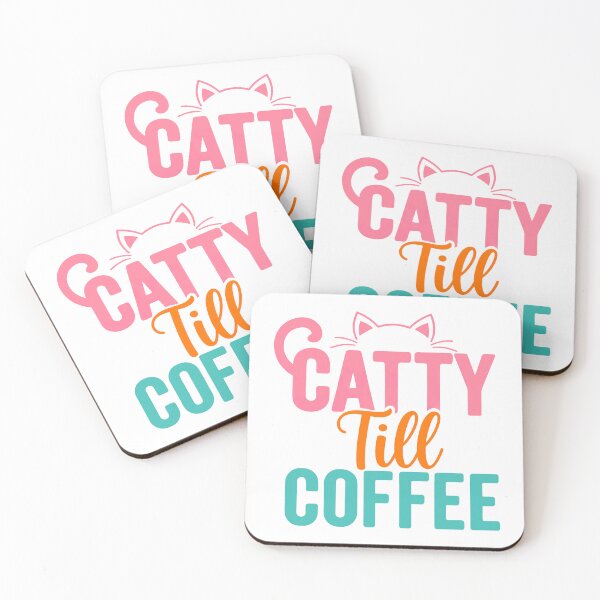Item preview, Catty Till Coffee designed and sold by Sticker Up.