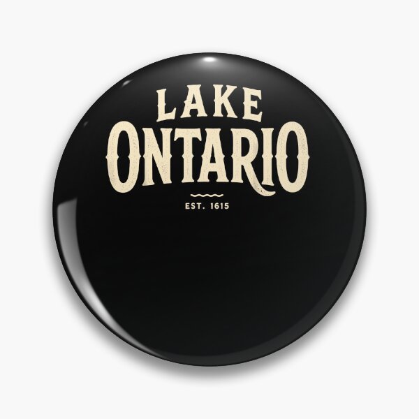 Item preview, Lake Ontario Est 1615 Simple Cream Vintage Text Classic Fan Apparel designed and sold by Sendowart.