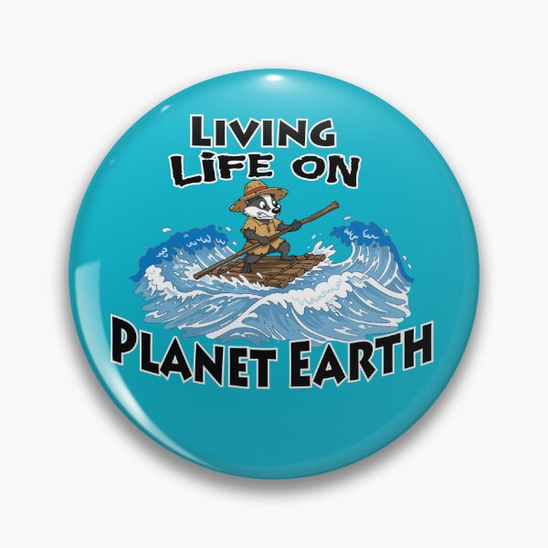 Item preview, Living life on planet earth cartoon. designed and sold by Art-Horizon.
