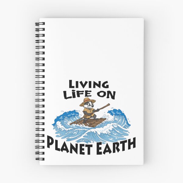 Item preview, Living life on planet earth cartoon. designed and sold by Art-Horizon.