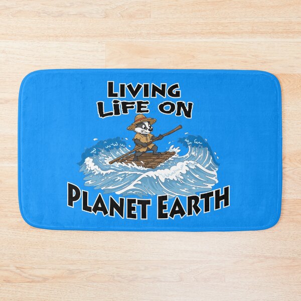 Item preview, Living life on planet earth cartoon. designed and sold by Art-Horizon.