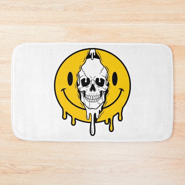 Item preview, Skull Inside the Yellow Melting Smiley Face designed and sold by FemmePod.
