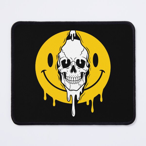Item preview, Skull Inside the Yellow Melting Smiley Face designed and sold by FemmePod.