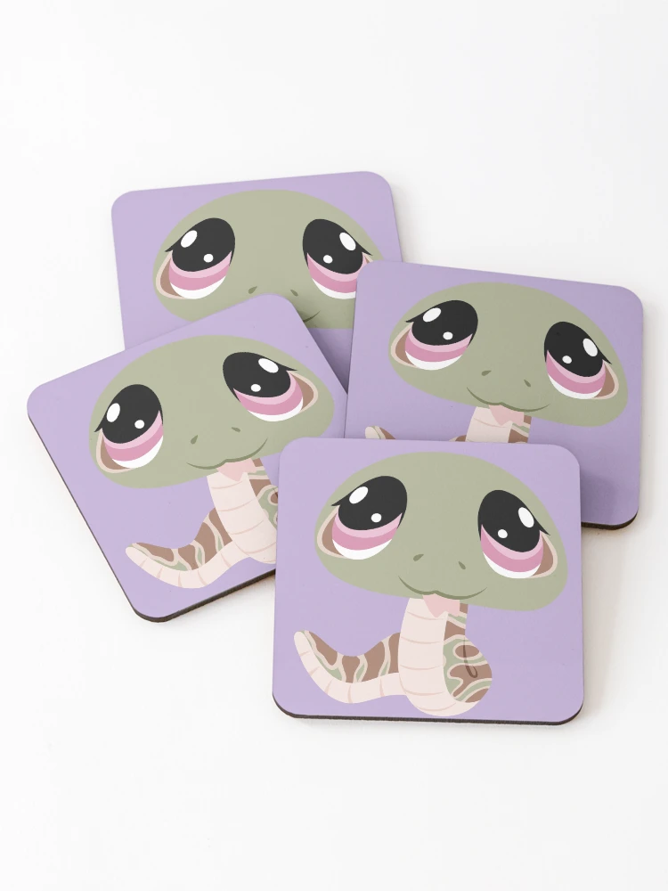Thumbnail 1 of 5, Coasters (Set of 4), Ball Python designed and sold by That_Blind_Artist.