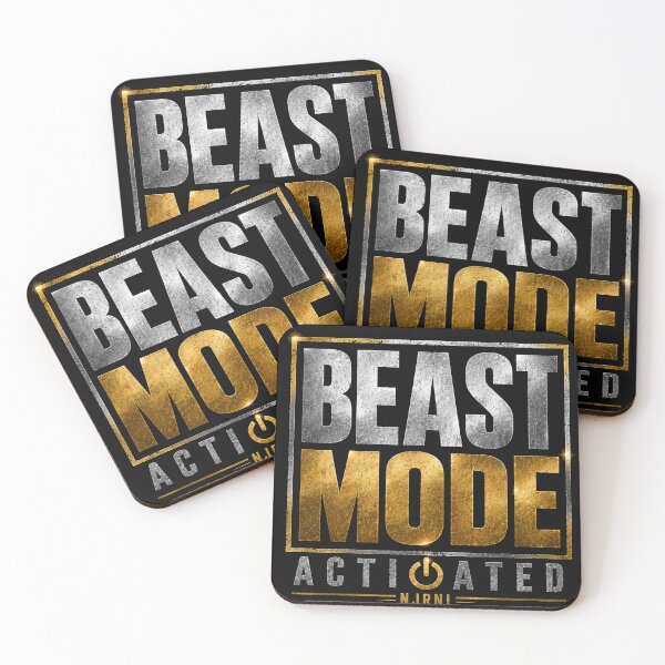Item preview, Beast Mode Activated Fitness Motivation designed and sold by NJRNL Apparel .