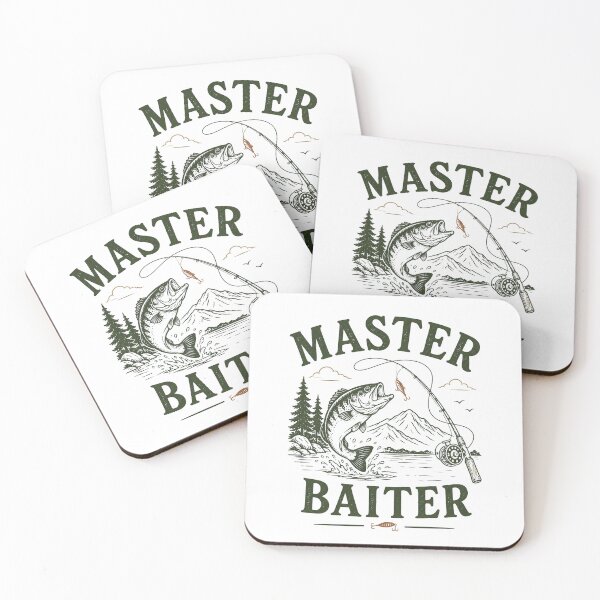 Item preview, Fishing Humor - Master Baiter designed and sold by CampAndCoast.