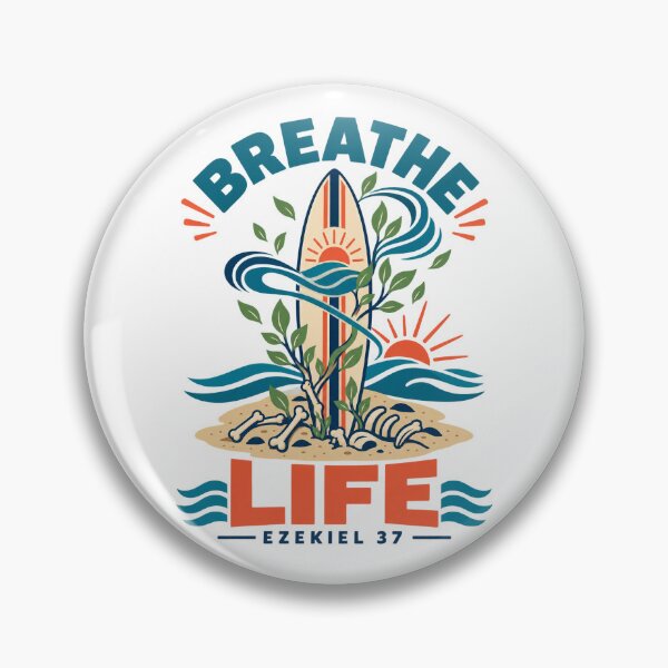 Item preview, Breathe Life – Ezekiel 37 Coastal Revival Design designed and sold by Grace Works Studio by Kelly Florence .