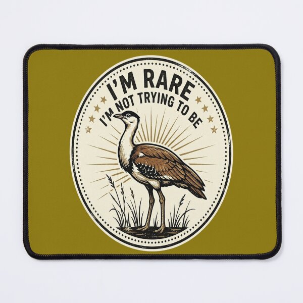 Item preview, Great Indian Bustard I'm Rare I'm Not Trying To Be designed and sold by Max Store.