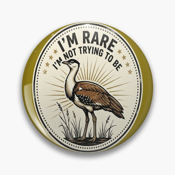 Item preview, Great Indian Bustard I'm Rare I'm Not Trying To Be designed and sold by Max Store.