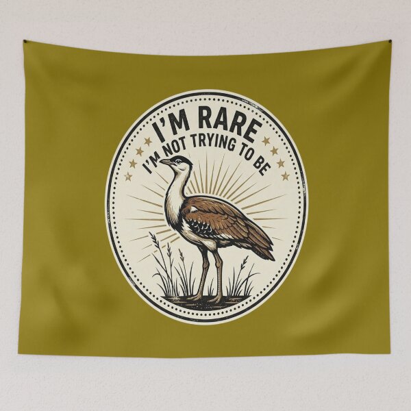 Item preview, Great Indian Bustard I'm Rare I'm Not Trying To Be designed and sold by Max Store.