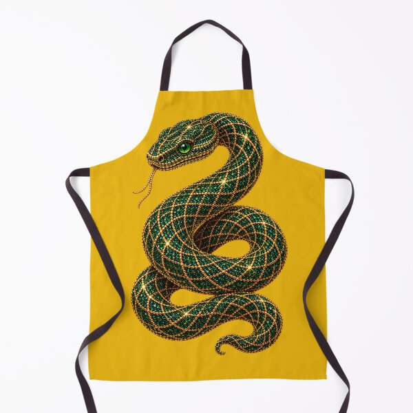 Item preview, Emerald Green Gold Jeweled Snake | Luxury Serpent Art designed and sold by BriellaFashion.