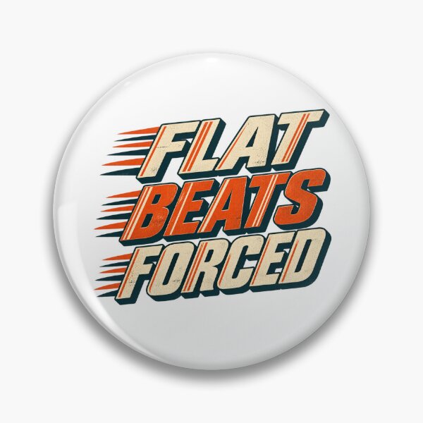 Item preview, Flat Beats Forced Retro Trading Discipline designed and sold by VolatilityEdge.