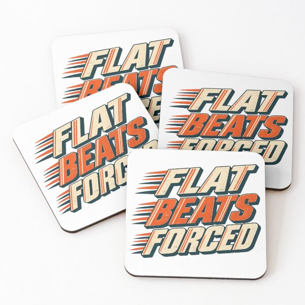 Item preview, Flat Beats Forced Retro Trading Discipline designed and sold by VolatilityEdge.