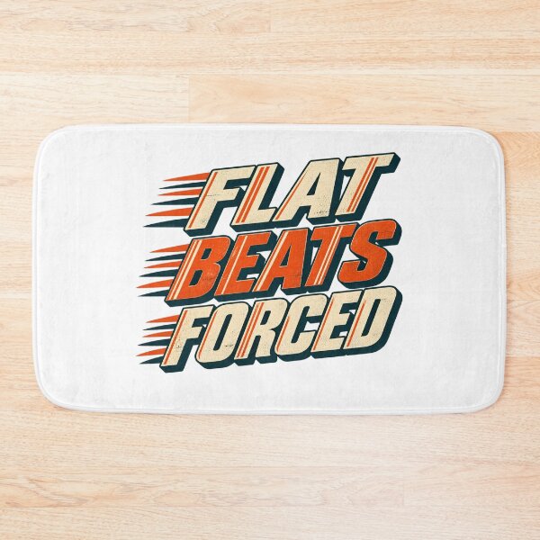 Item preview, Flat Beats Forced Retro Trading Discipline designed and sold by VolatilityEdge.