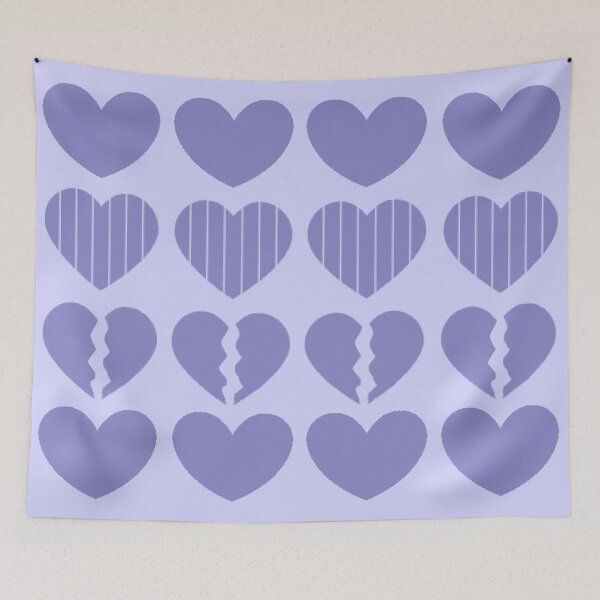 Item preview, Purple hearts designed and sold by RogueofSpace.