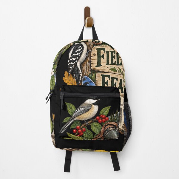 Item preview, Field Notes and Feathers Birdwatching Nature T-Shirt designed and sold by Bold Habit Co..