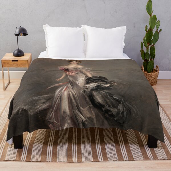 Item preview, Vintage Portrait Wall Art, Portrait of Marthe Régnier, Giovanni Boldini Art Print designed and sold by RickE.