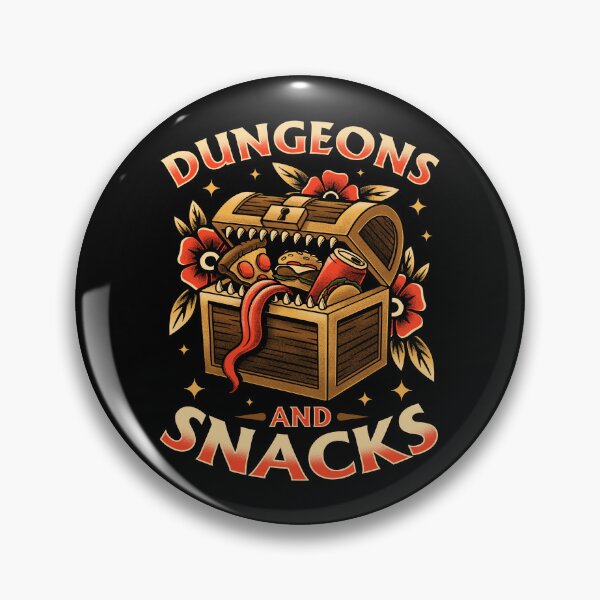 Item preview, Dungeon Monster Snack Tattoo designed and sold by Studio Mootant.