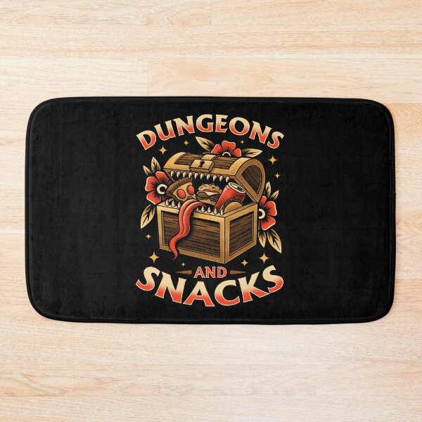 Item preview, Dungeon Monster Snack Tattoo designed and sold by Studio Mootant.