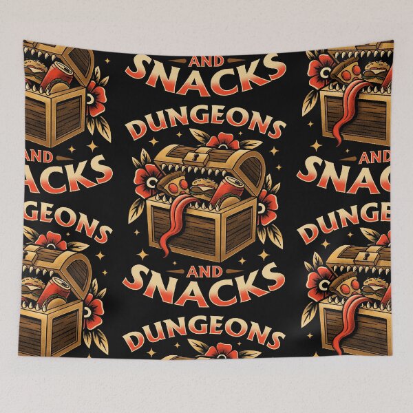 Item preview, Dungeon Monster Snack Tattoo designed and sold by Studio Mootant.