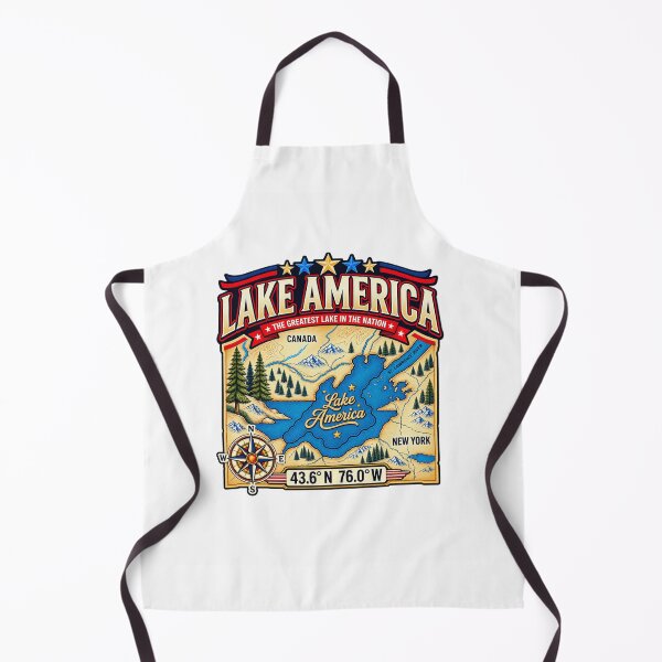 Item preview, Lake America Vintage Lake Life | Retro Americana Nautical for Lake Lovers designed and sold by first-shirt ⭐ ⭐ ⭐ ⭐ ⭐.