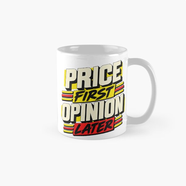 Item preview, Price First Opinion Later Brutalist Market Wisdom designed and sold by VolatilityEdge.