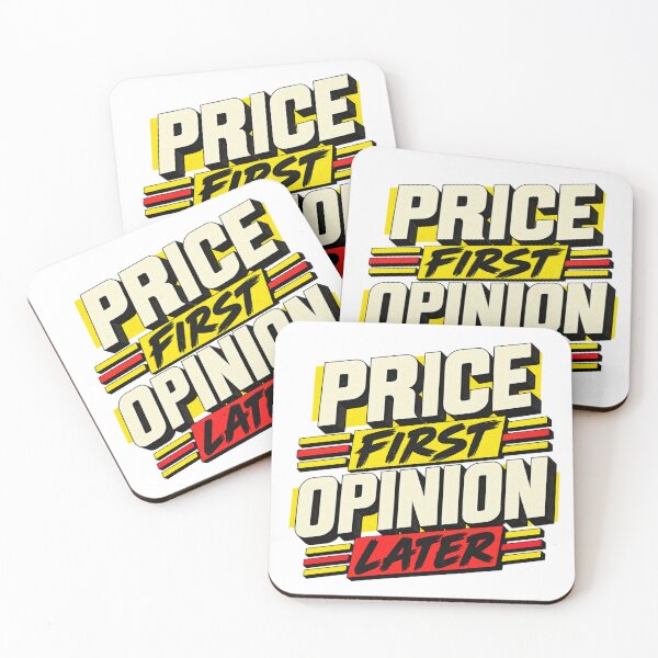 Item preview, Price First Opinion Later Brutalist Market Wisdom designed and sold by VolatilityEdge.